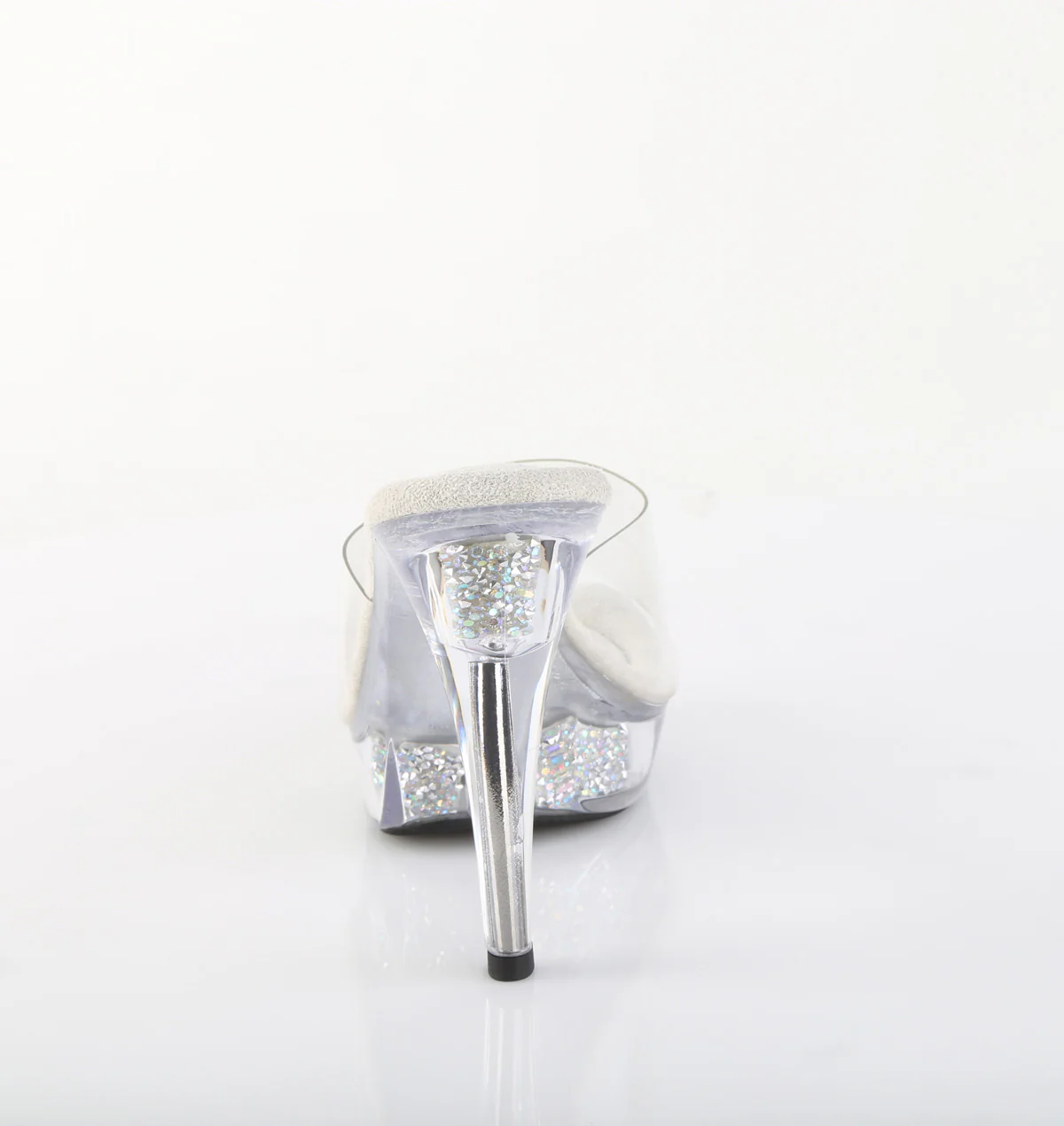 Clear Bling 5 Inch Posing Shoes - Fabulicious COCKTAIL-501RSI - Image 4