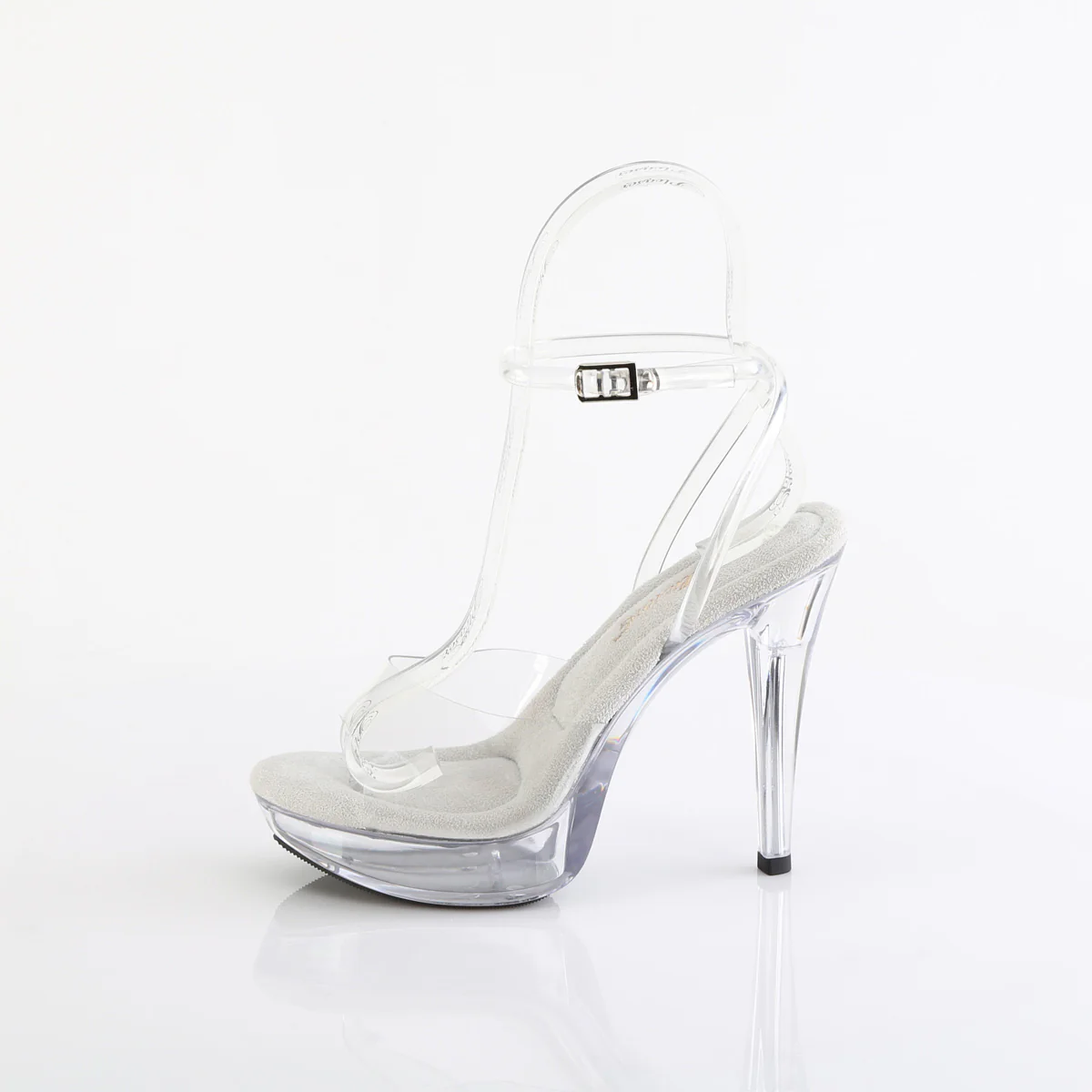 Clear 5 Inch Posing Shoes -  Fabulicious COCKTAIL-506 - Image 3