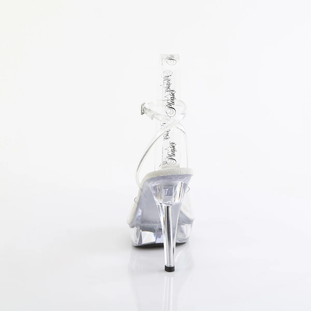 Clear 5 Inch Posing Shoes -  Fabulicious COCKTAIL-506 - Image 4