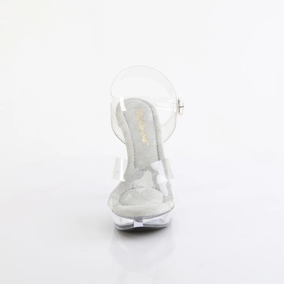 Clear 5 Inch Posing Shoes - Fabulicious COCKTAIL-507 - Image 2