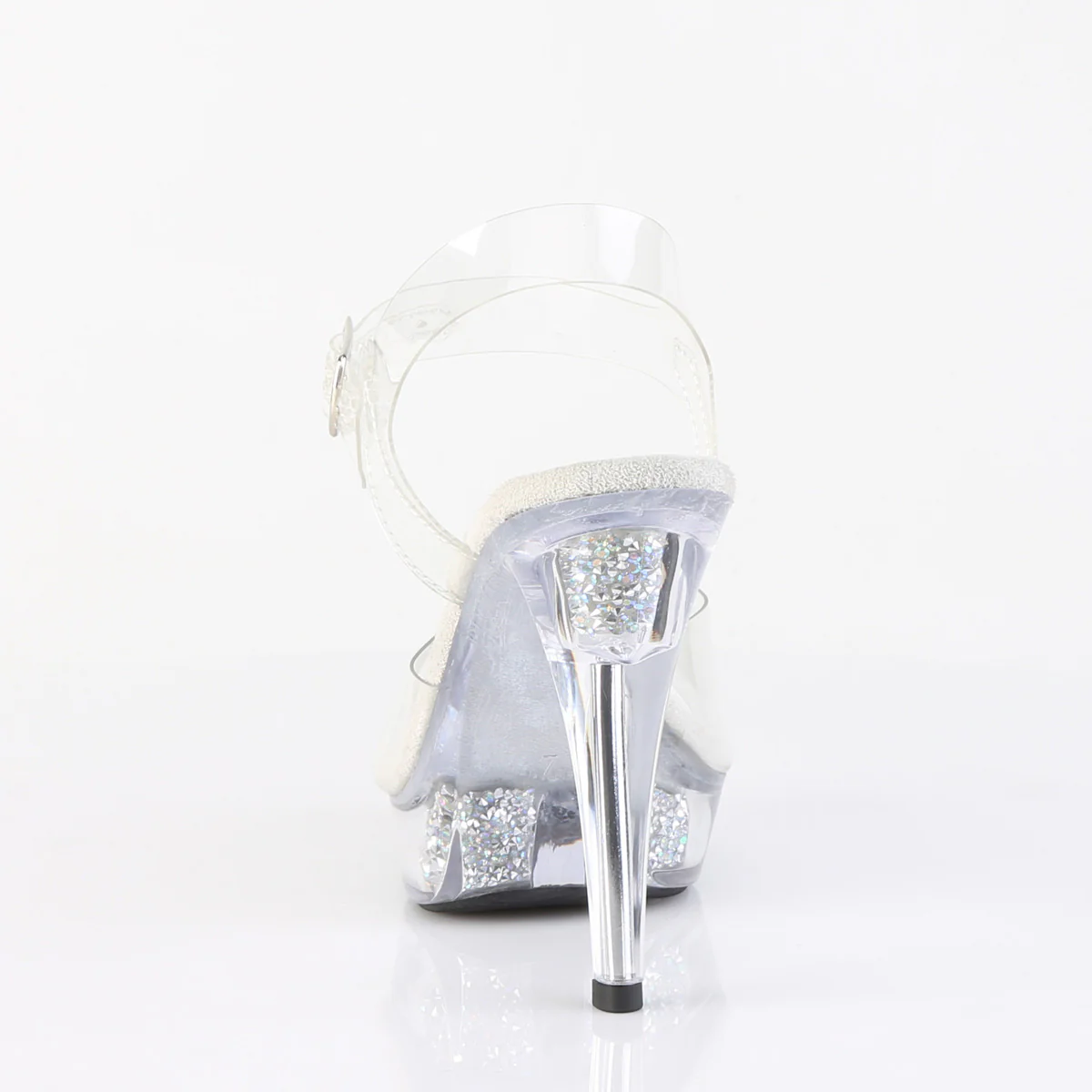 Clear Bling 5 Inch Posing Shoes -  Fabulicious COCKTAIL-508RSI - Image 4