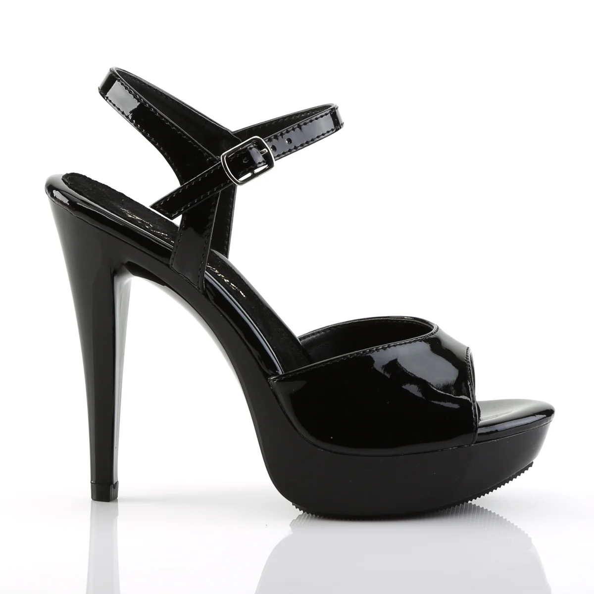 Black 5 Inch Fetish Shoes - Fabulicious COCKTAIL-509 - Image 5