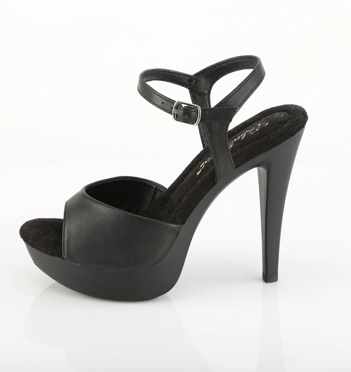 Black 5 Inch Fetish Shoes -  Fabulicious COCKTAIL-509 - Image 3