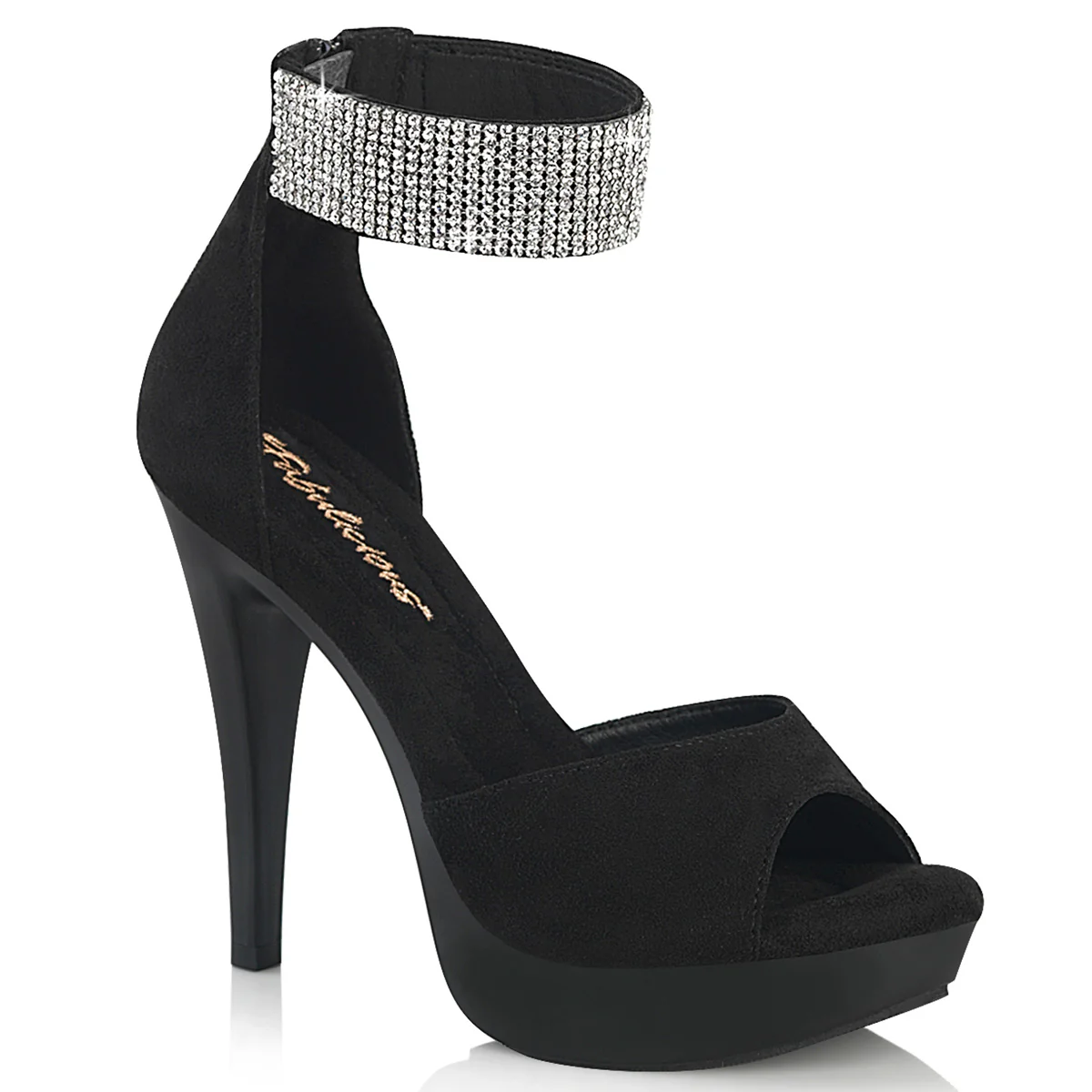 Black 5 Inch Fetish Shoes - Fabulicious COCKTAIL-525
