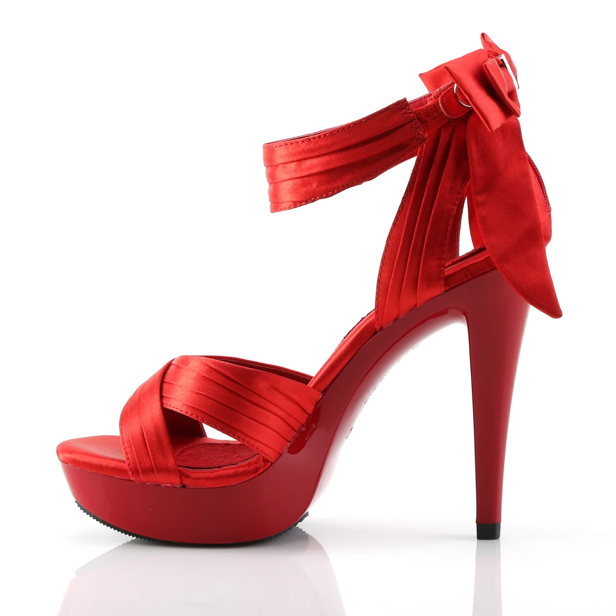 Red 5 Inch Fetish Shoes -  Fabulicious COCKTAIL-568 - Image 3
