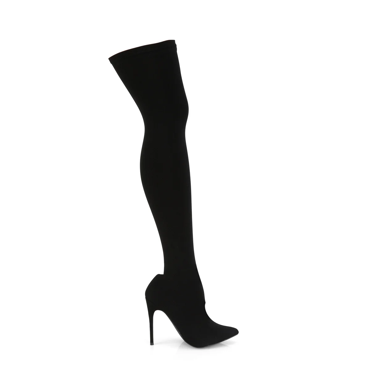 Black 5 Inch Dominant Thigh Boots' -  Pleaser COURTLY-3005 - Image 5