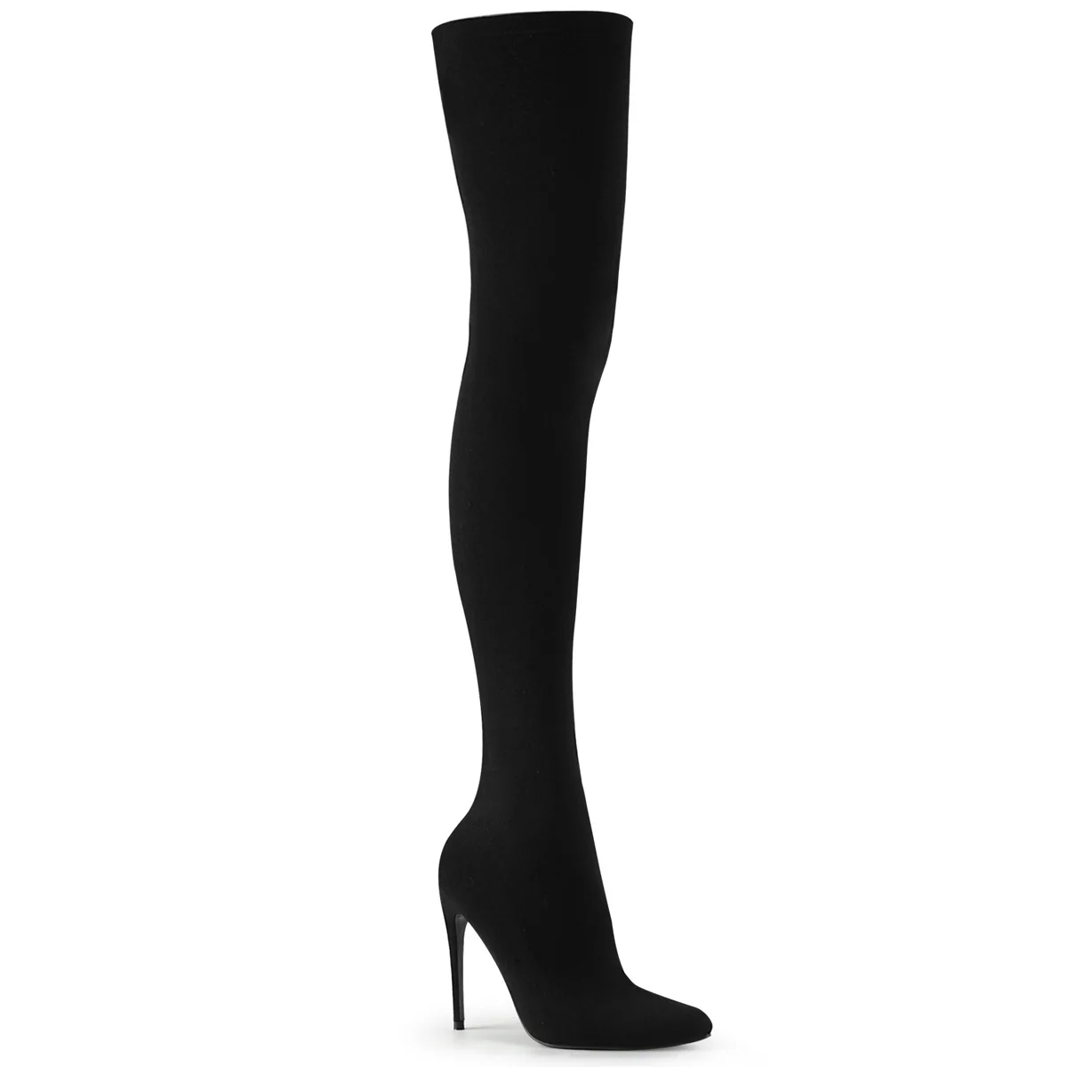 Black 5 Inch Dominant Thigh Boots' -  Pleaser COURTLY-3005 - Image 6