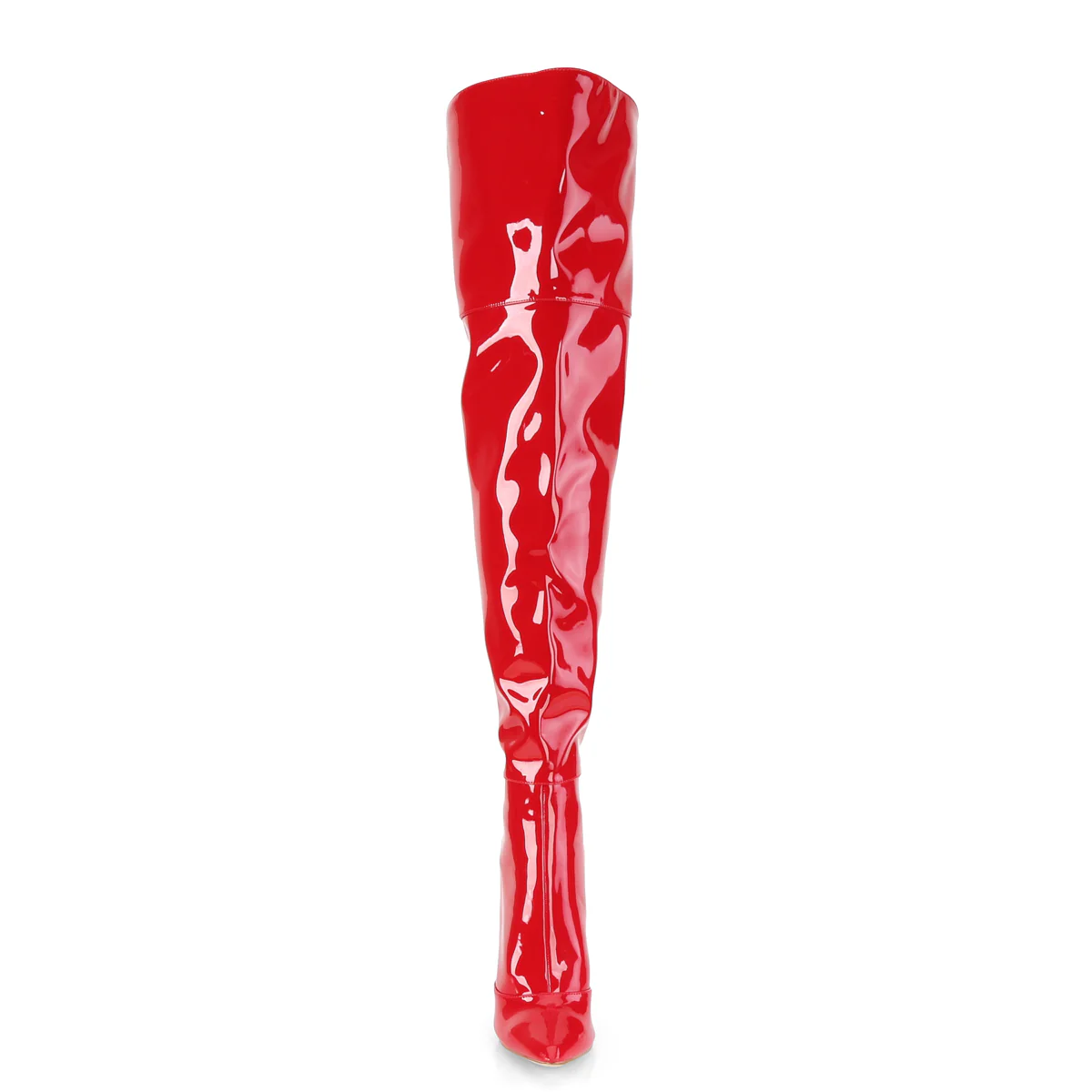 Red 5 Inch Fetish Thigh Boots' - Pleaser COURTLY-3012 - Image 2