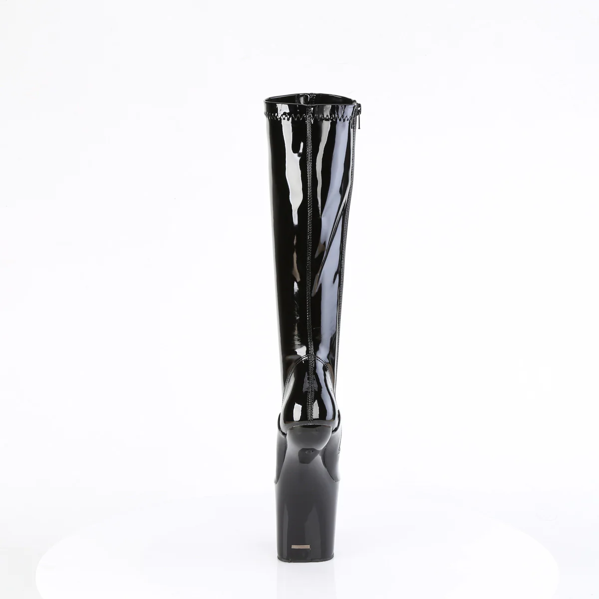 Black Patent 8 Inch Fetish Dancer Knee High - Pleaser CRAZE-2000 - Image 4