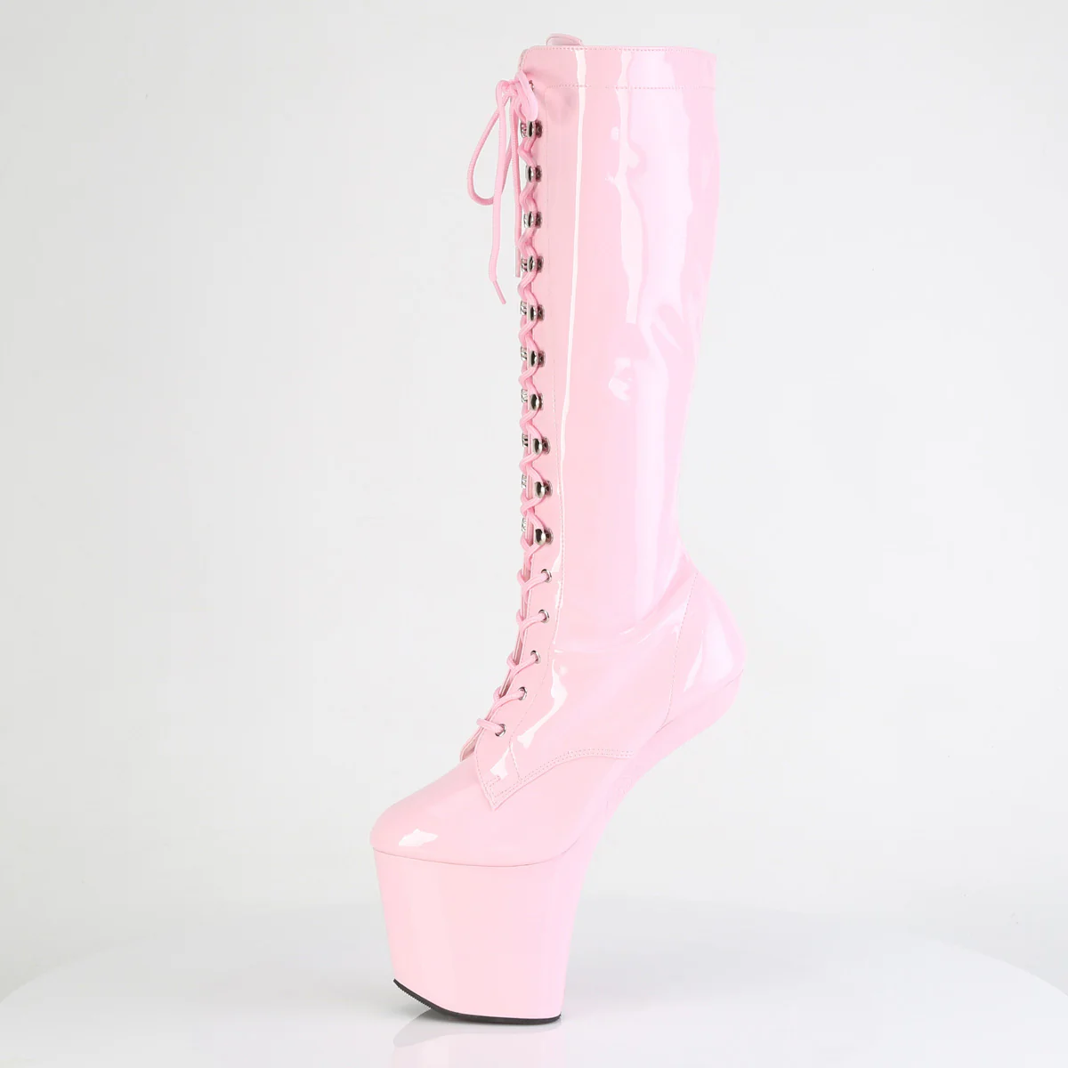 Baby Pink 8 Inch Exotic Dancer Knee High - Pleaser CRAZE-2023 - Image 3