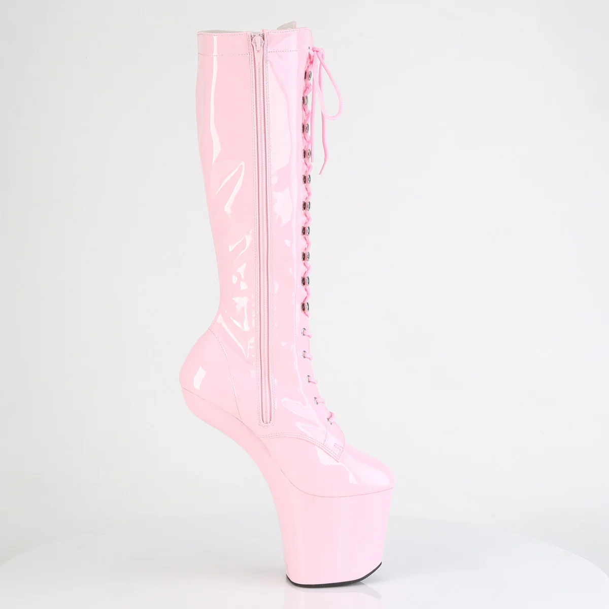 Baby Pink 8 Inch Exotic Dancer Knee High - Pleaser CRAZE-2023 - Image 5