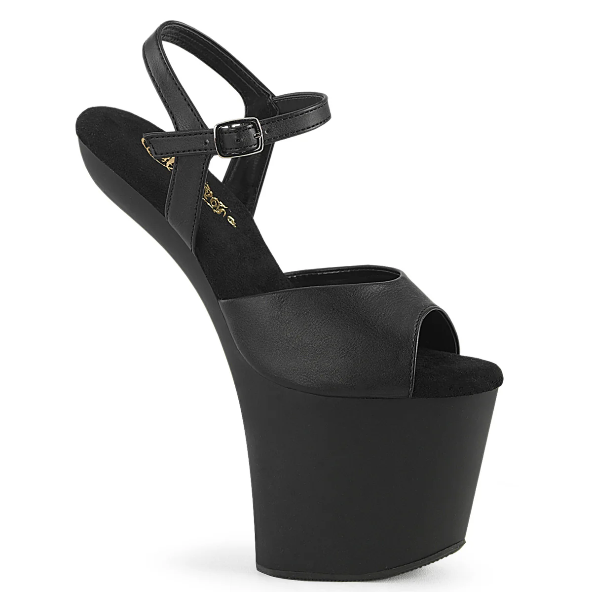 Black 8 Inch Pole Dancer Platform Shoes -  Pleaser CRAZE-809