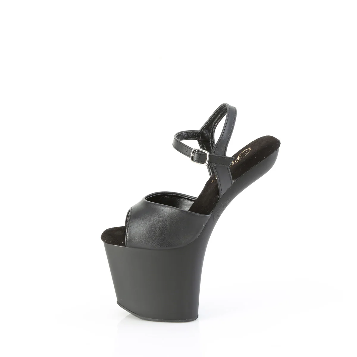 Black 8 Inch Pole Dancer Platform Shoes -  Pleaser CRAZE-809 - Image 3