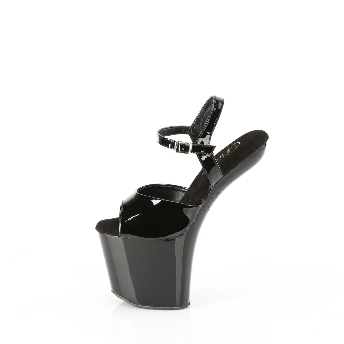 Black 8 Inch Stage Heel Platform Shoes - Pleaser CRAZE-809 - Image 3