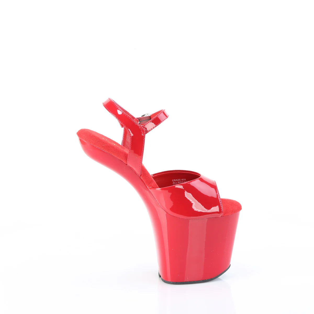 Red 8 Inch Exotic Dance Platform Shoes - Pleaser CRAZE-809 - Image 5