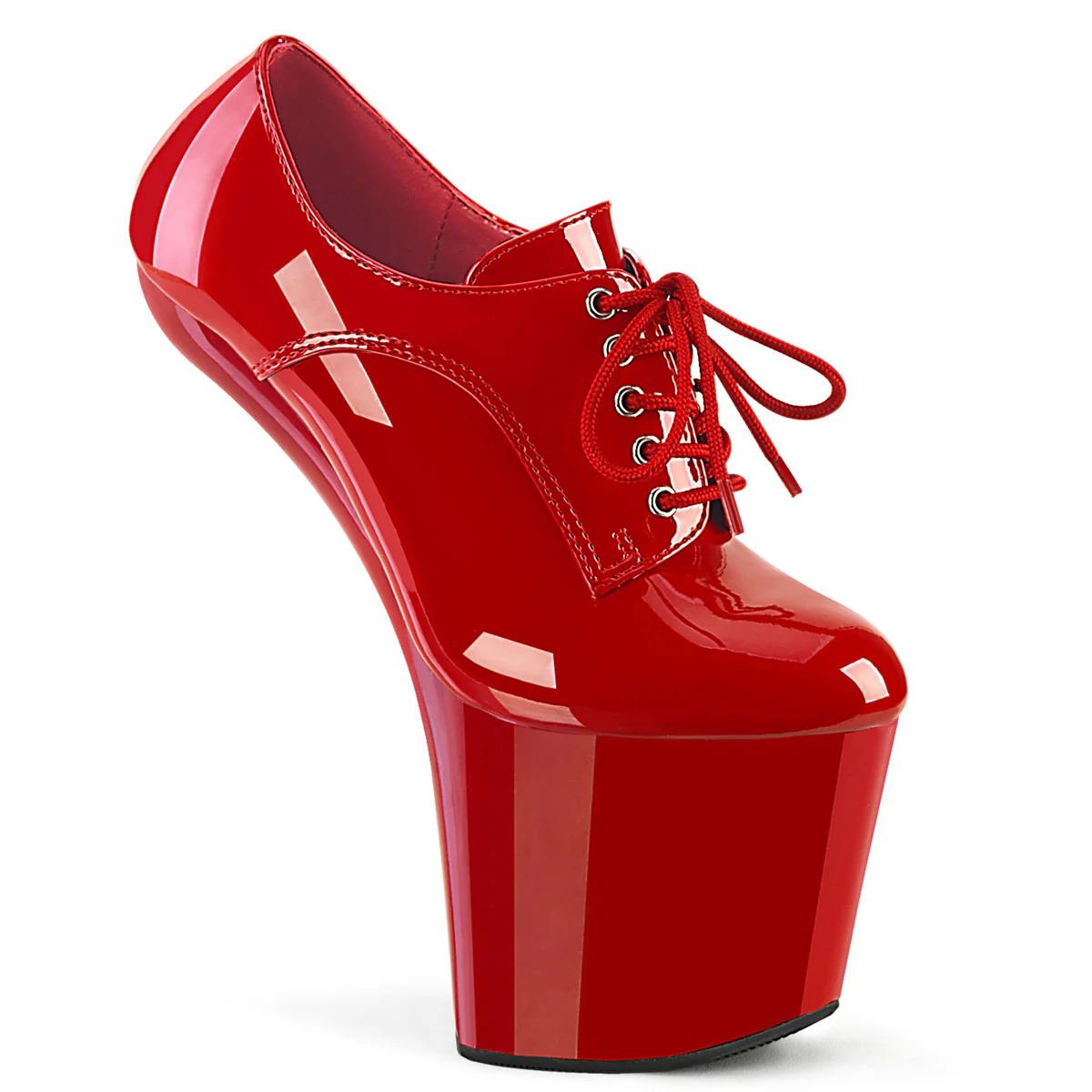 Red 8 Inch Glamour Models Platform Shoes -  Pleaser CRAZE-860