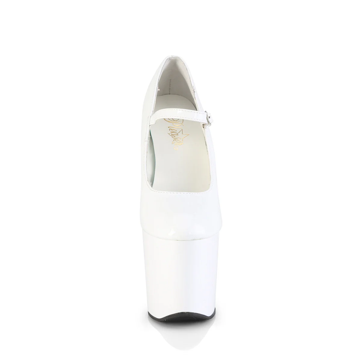 White 8 Inch Pole Dance Platform Shoes - Pleaser CRAZE-880 - Image 2