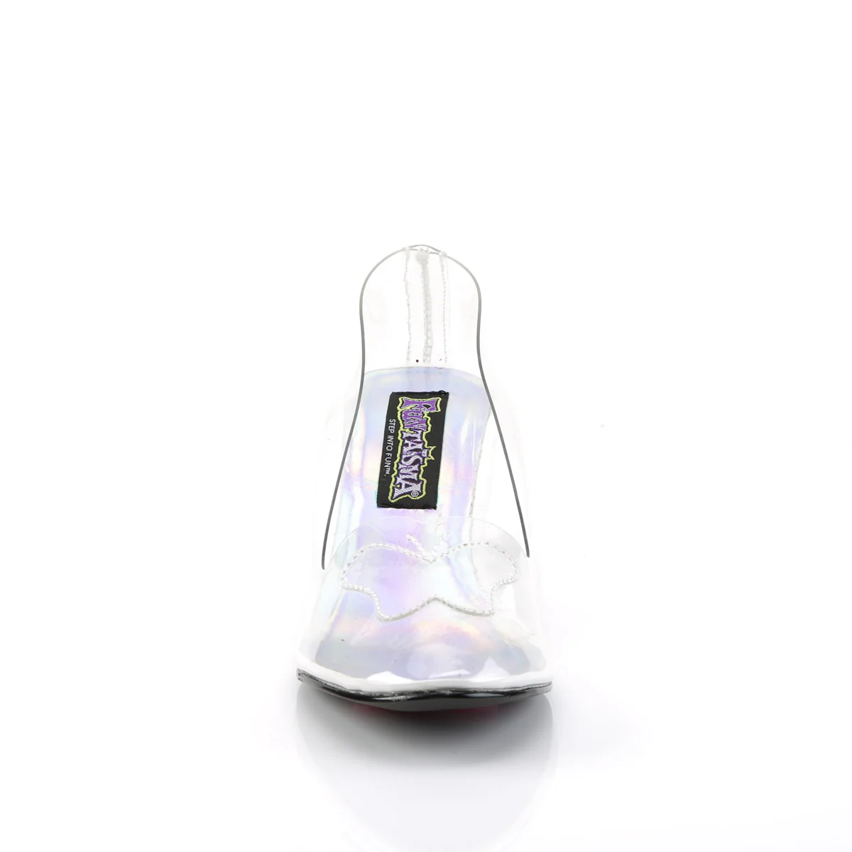 Clear 2 Inch Costume Shoes - Funtasma CRYSTAL-103 - Image 2