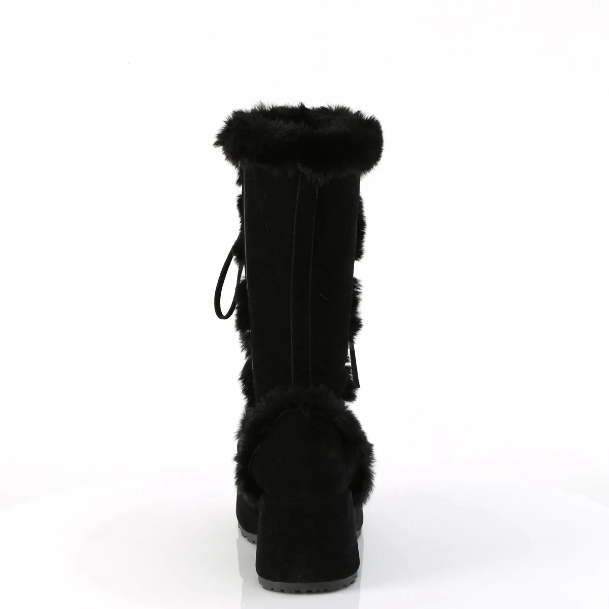 Black  Alternative Knee High Boots -  Demonia Cult CUBBY-311 - Image 4