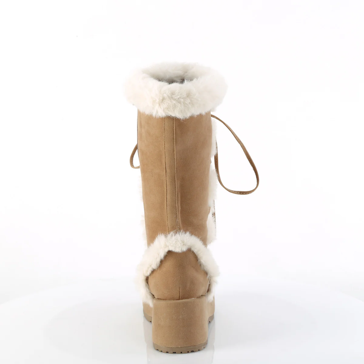 Camel  Alternative Knee High Boots -  Demonia Cult CUBBY-311 - Image 4