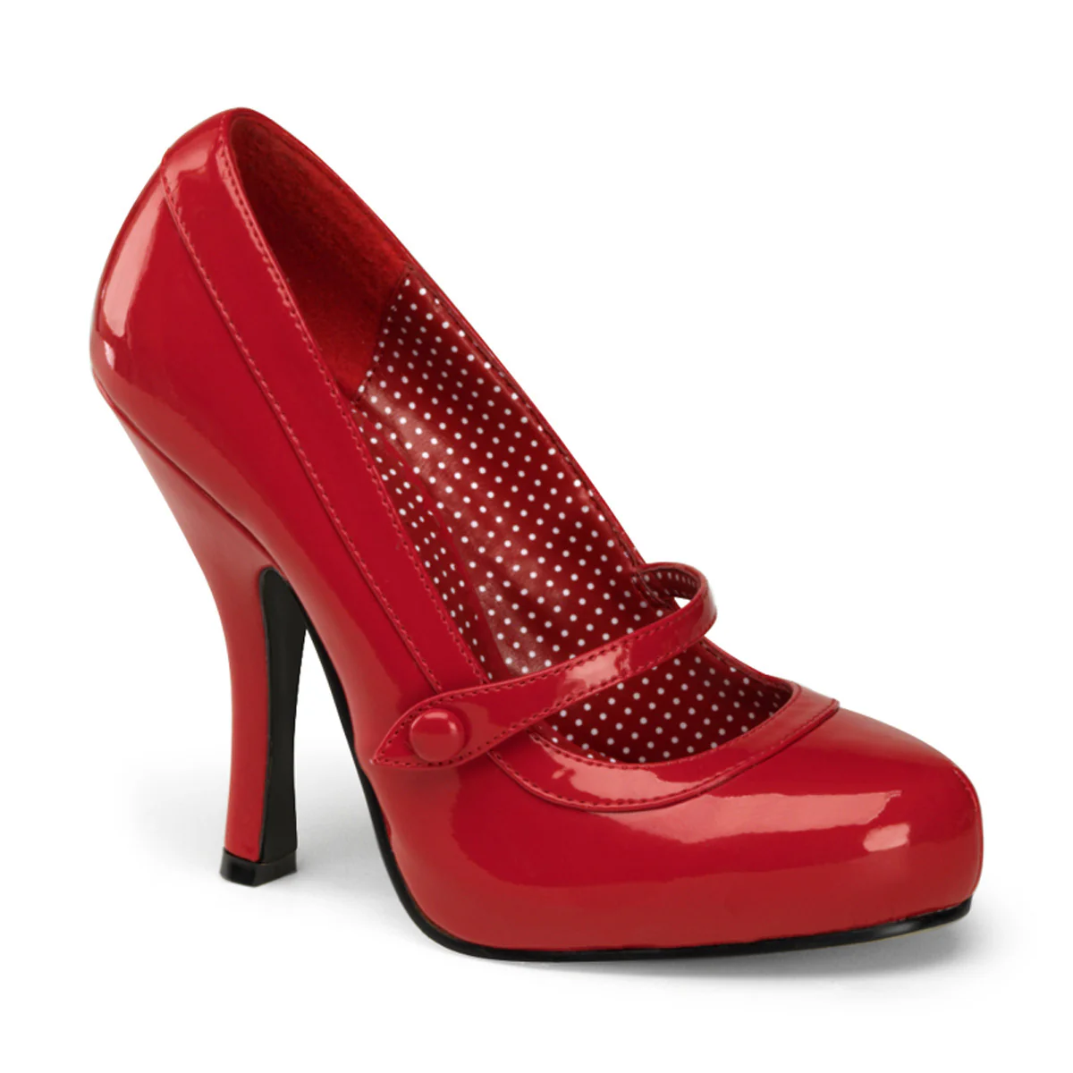 Red 4.5 Inch Glamour High Heels -  Pin Up Couture CUTIEPIE-02 - Image 6