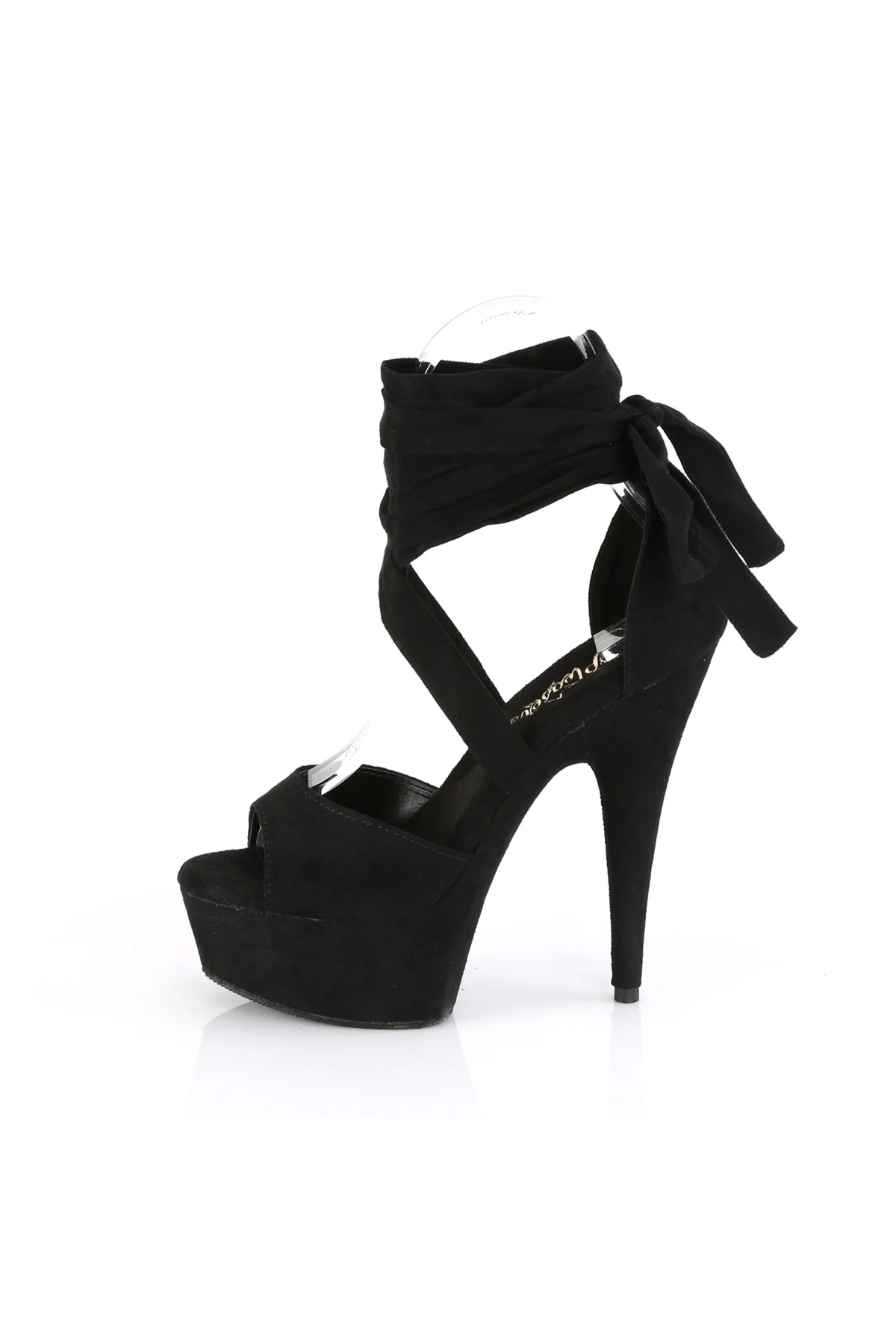 Black 6 Inch Strippers Platform Shoes - Pleaser DELIGHT-679 - Image 3