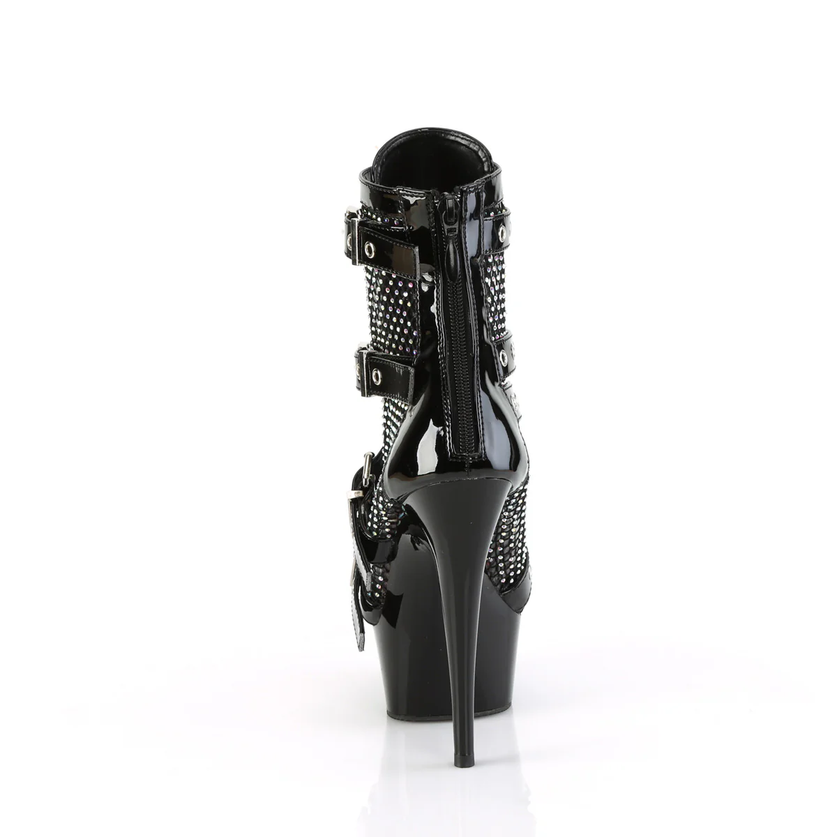 Black 6 Inch Exotic Dance Ankle Boots - Pleaser DELIGHT-1013RM - Image 4