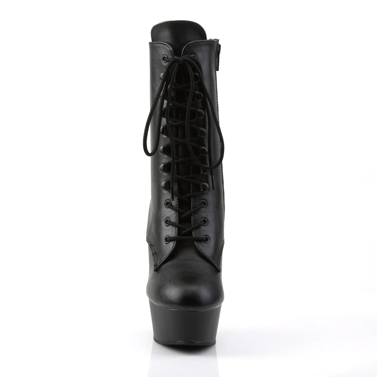 Black 6 Inch Exotic Dance Ankle Boots -  Pleaser DELIGHT-1020 - Image 2