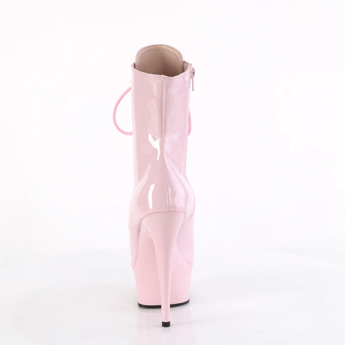 Baby Pink 6 Inch Exotic Dance Ankle Boots -  Pleaser DELIGHT-1021 - Image 4