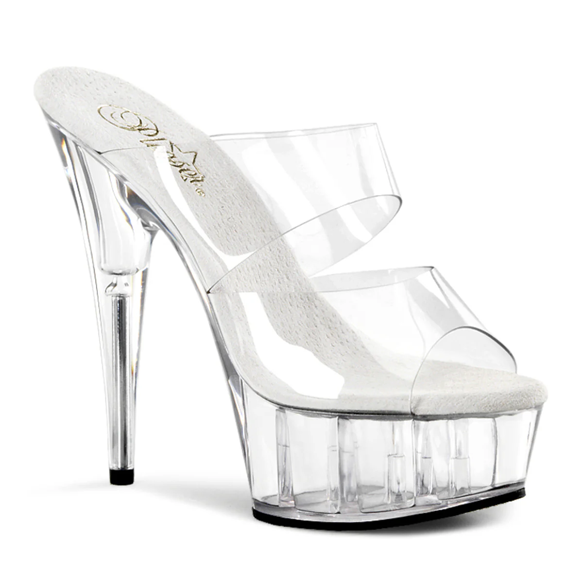 Clear 6 Inch Sexy High Platform Shoes - Pleaser DELIGHT-602