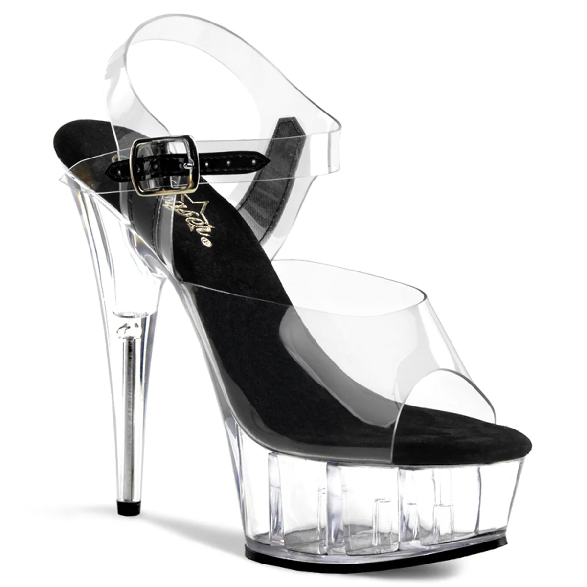 Clear 6 Inch Sexy Heels Platform Shoes - Pleaser DELIGHT-608