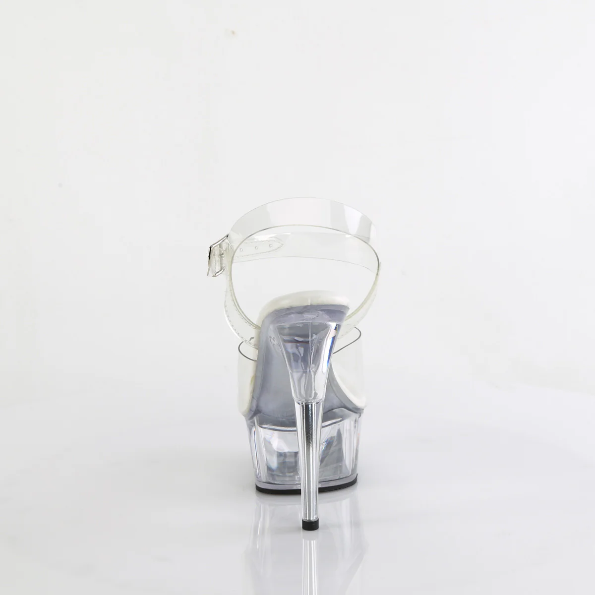 Clear 6 Inch Fetish Platform Platform Shoes -  Pleaser DELIGHT-608VL - Image 4