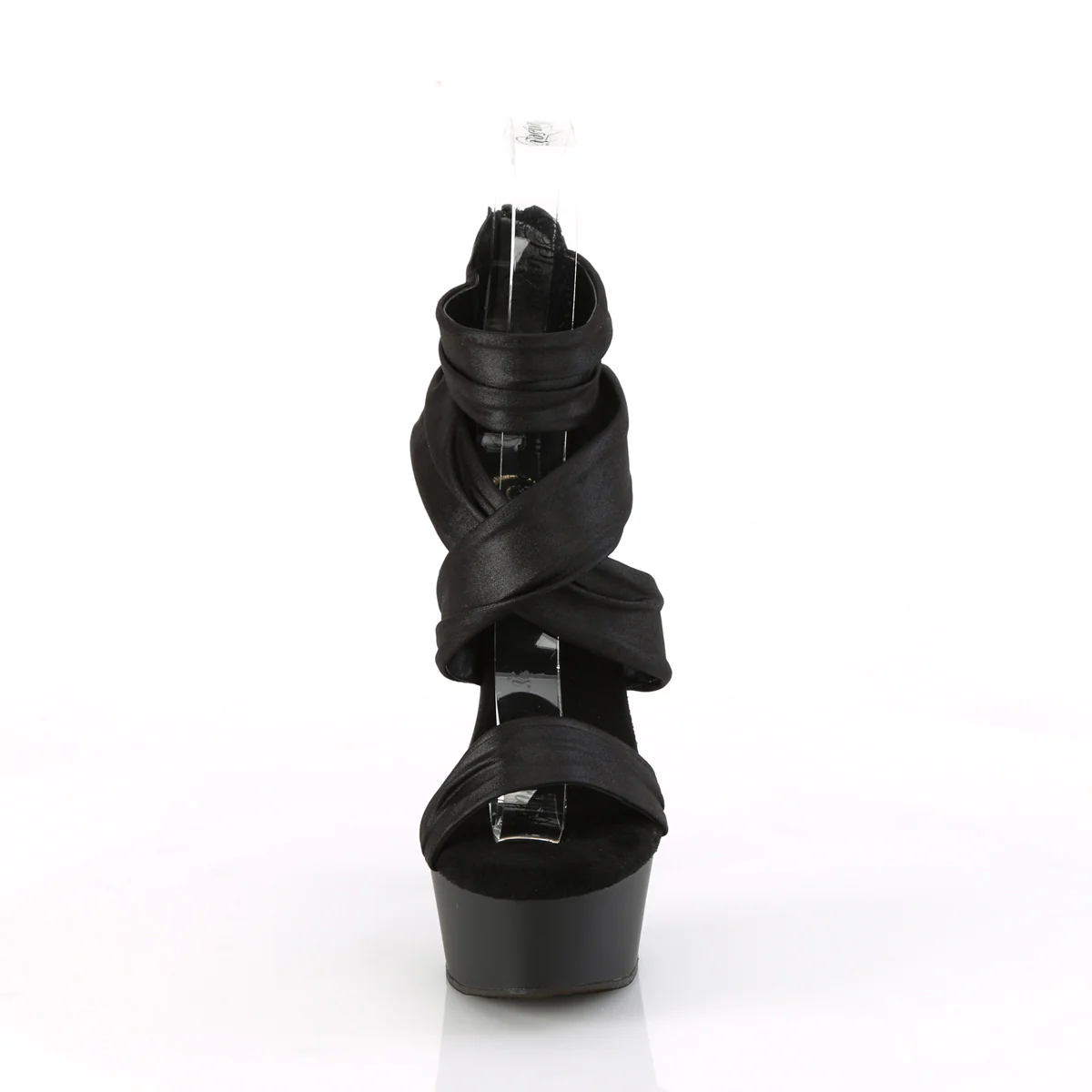 Black 6 Inch Pole Dance Platform Shoes -  Pleaser DELIGHT-620 - Image 2