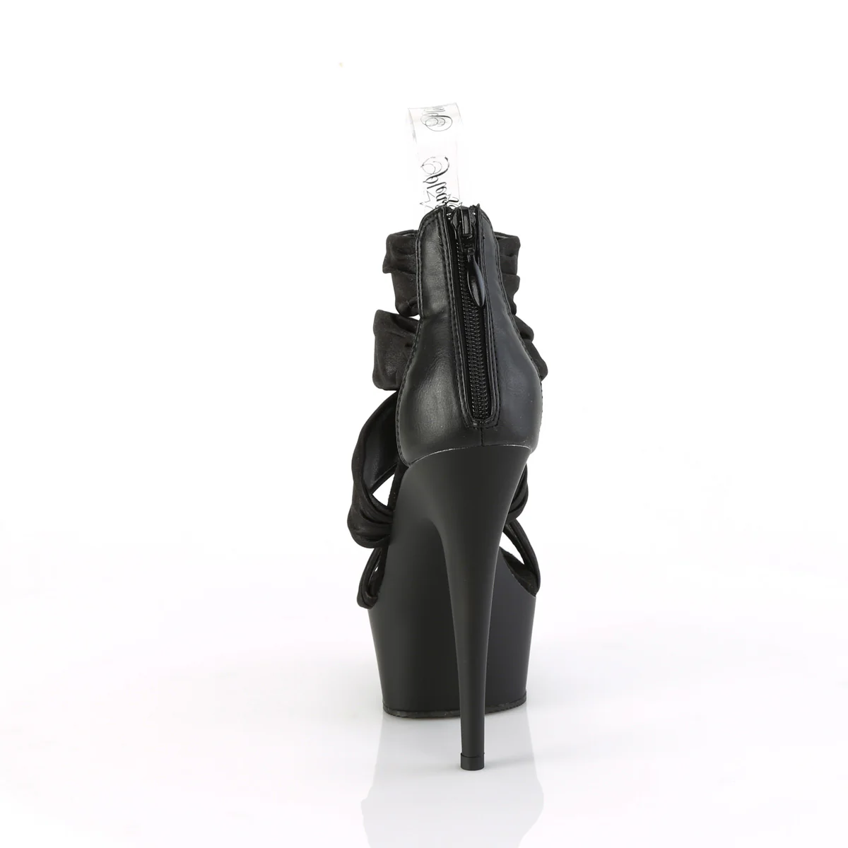 Black 6 Inch Pole Dance Platform Shoes -  Pleaser DELIGHT-620 - Image 4