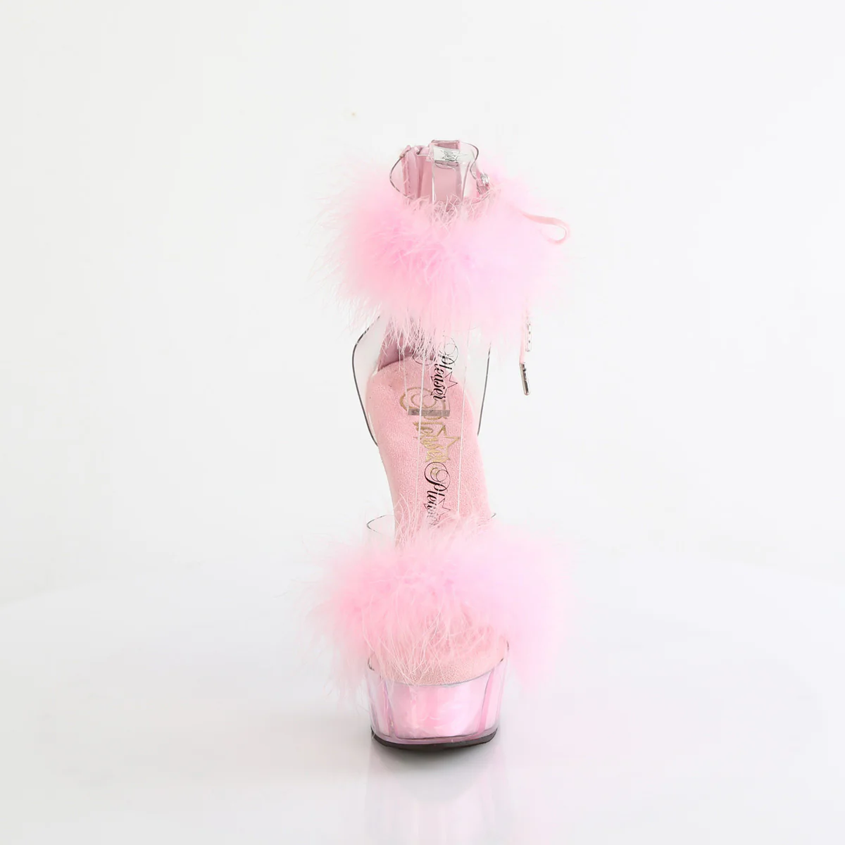 Baby Pink 6 Inch Pole Dance Platform Shoes - Pleaser DELIGHT-624F - Image 2