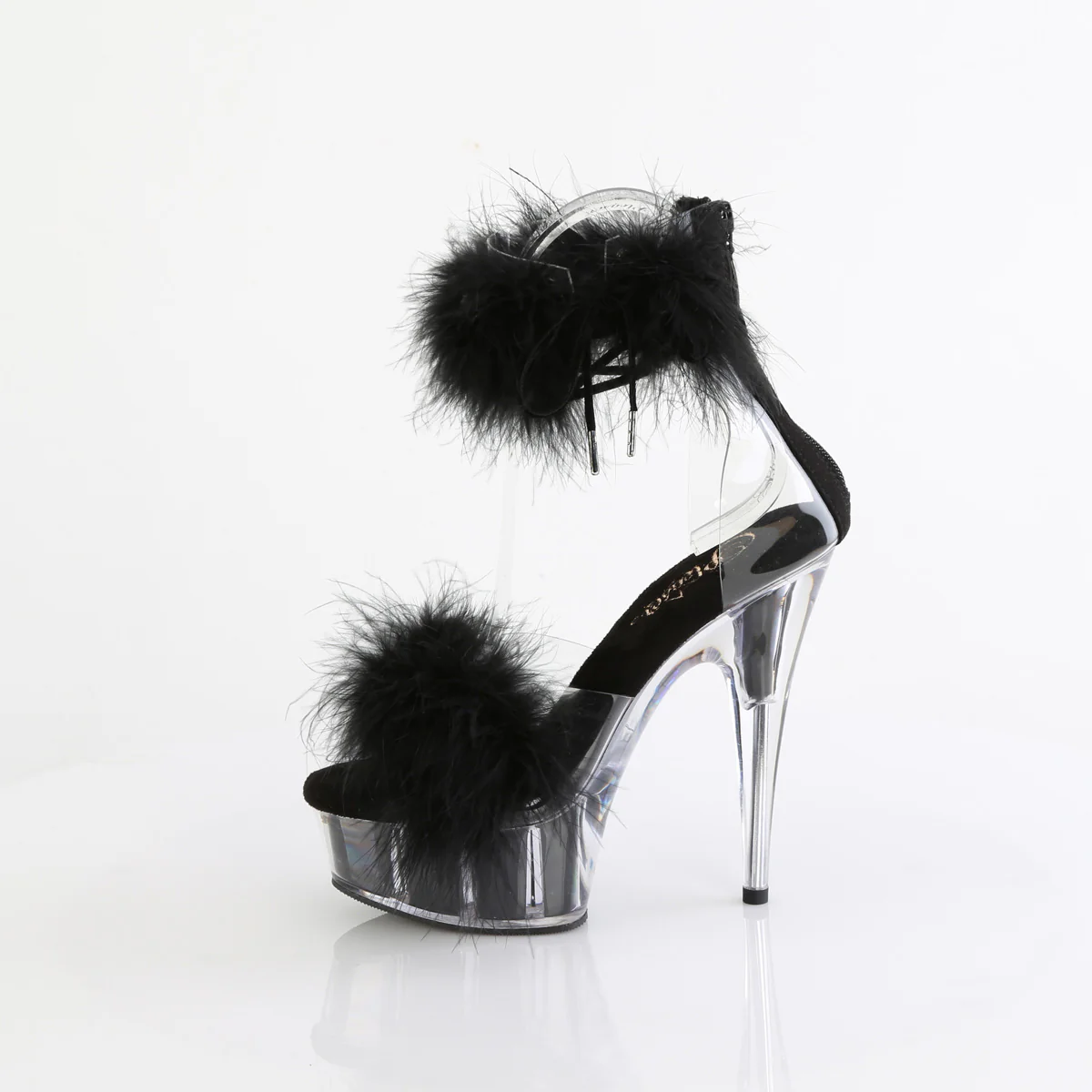 Black 6 Inch Exotic Dancing Platform Shoes - Pleaser DELIGHT-624F - Image 3