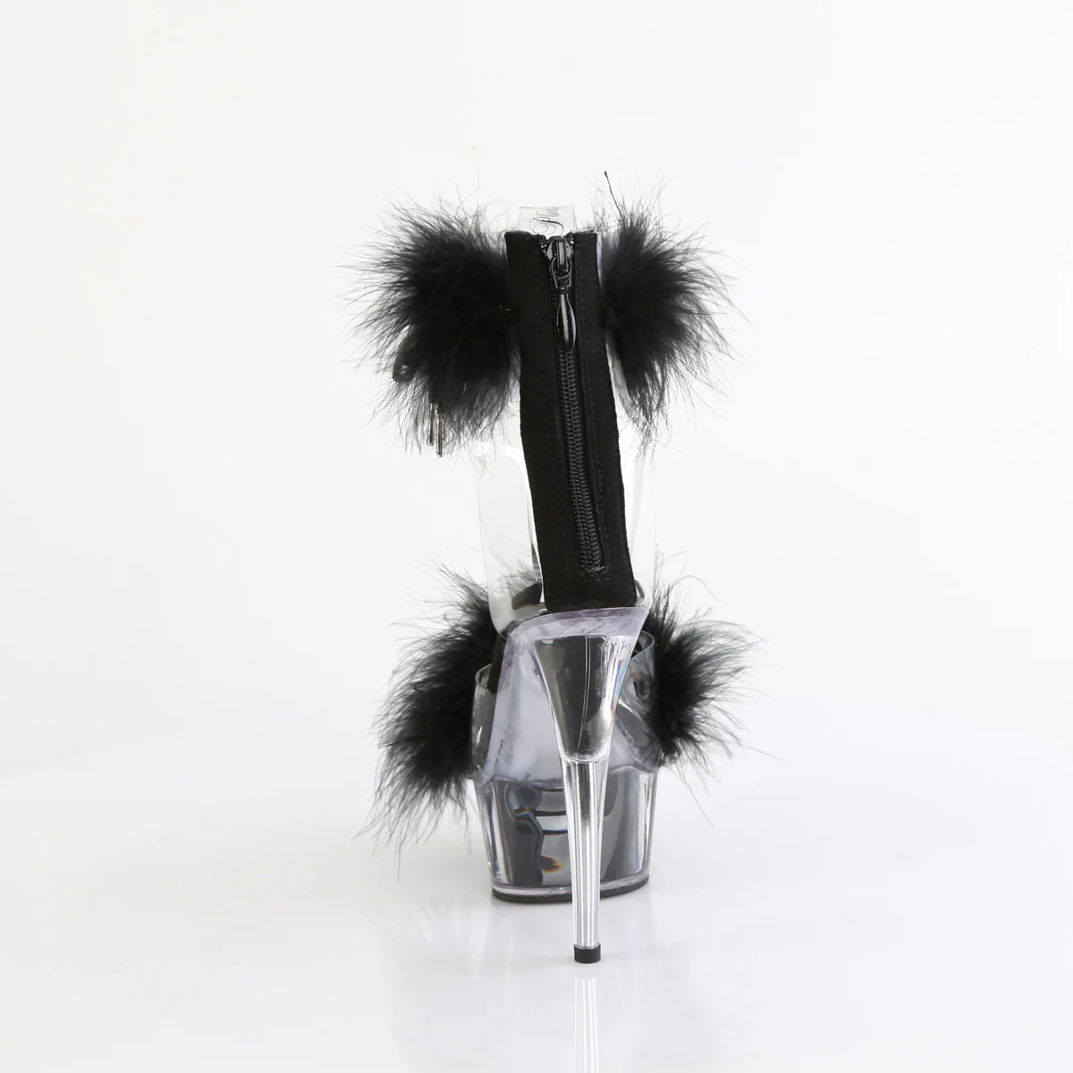 Black 6 Inch Exotic Dancing Platform Shoes - Pleaser DELIGHT-624F - Image 4