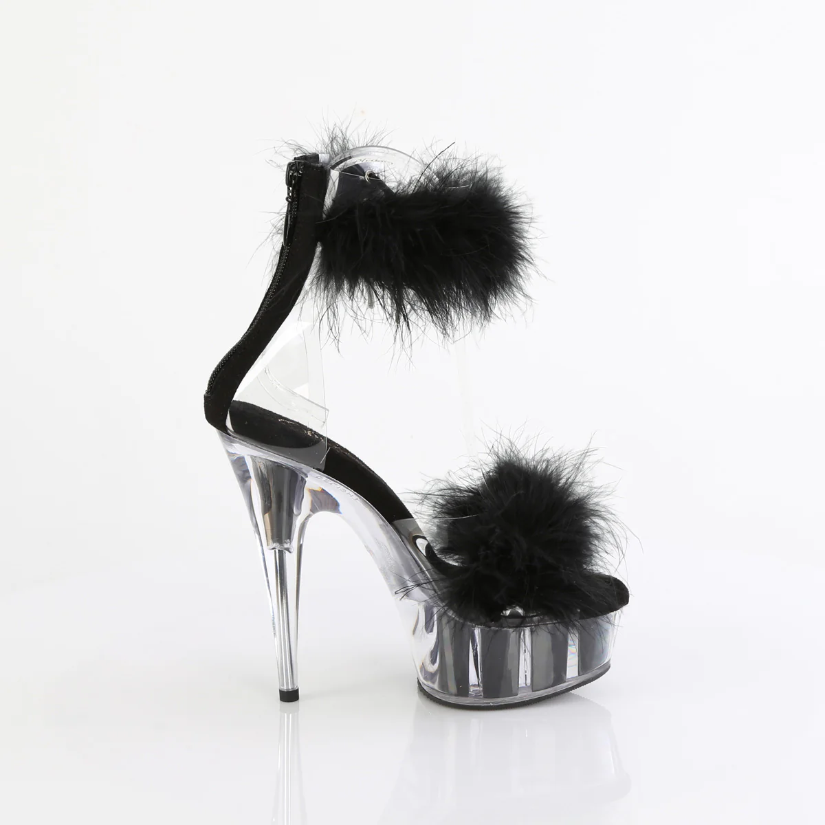 Black 6 Inch Exotic Dancing Platform Shoes - Pleaser DELIGHT-624F - Image 5