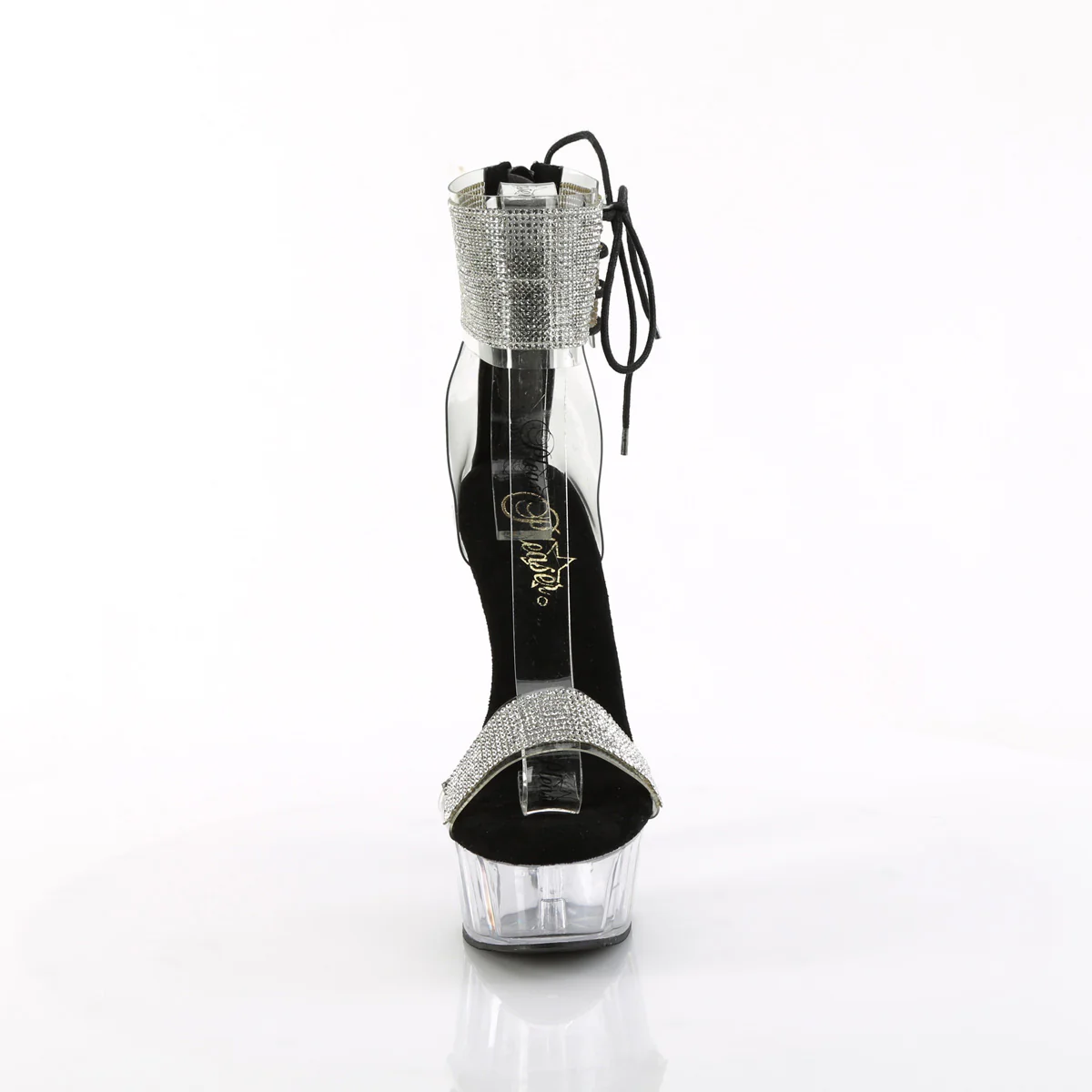 Clear 6 Inch Glamour Platform Shoes - Pleaser DELIGHT-627RS - Image 2