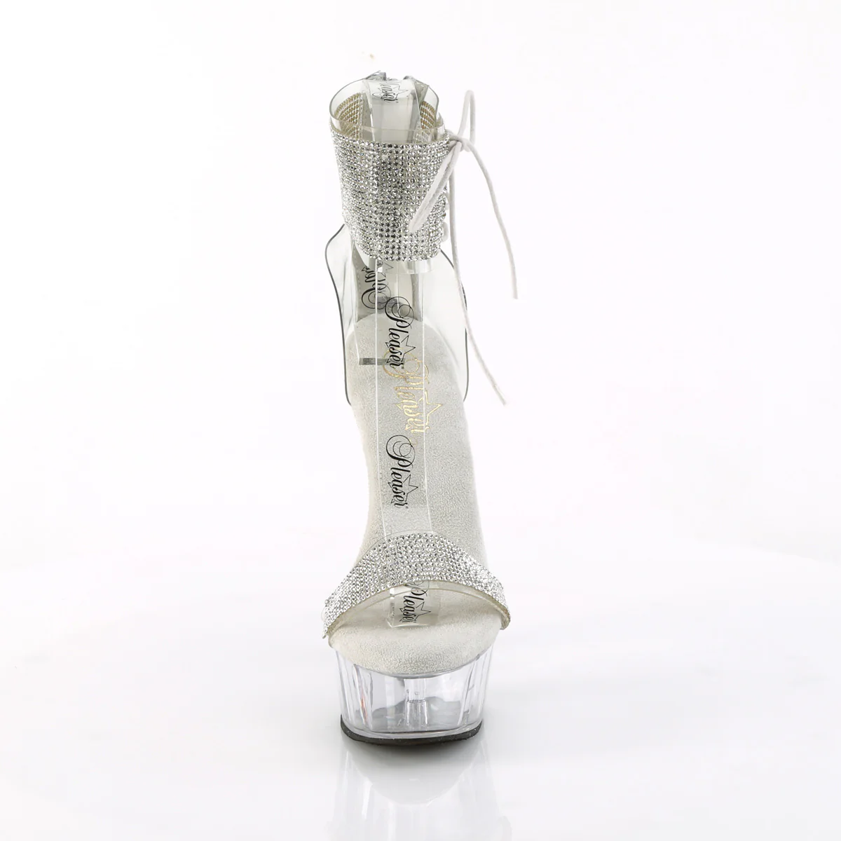 Clear 6 Inch Fetish Dancer Platform Shoes -  Pleaser DELIGHT-627RS - Image 2
