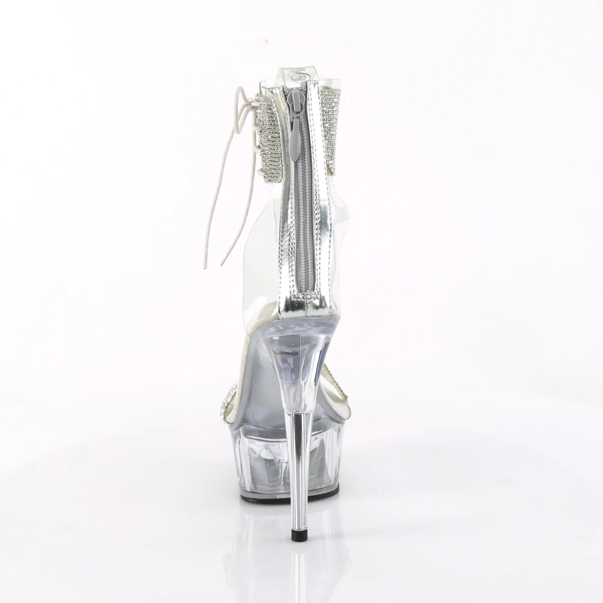 Clear 6 Inch Fetish Dancer Platform Shoes -  Pleaser DELIGHT-627RS - Image 4