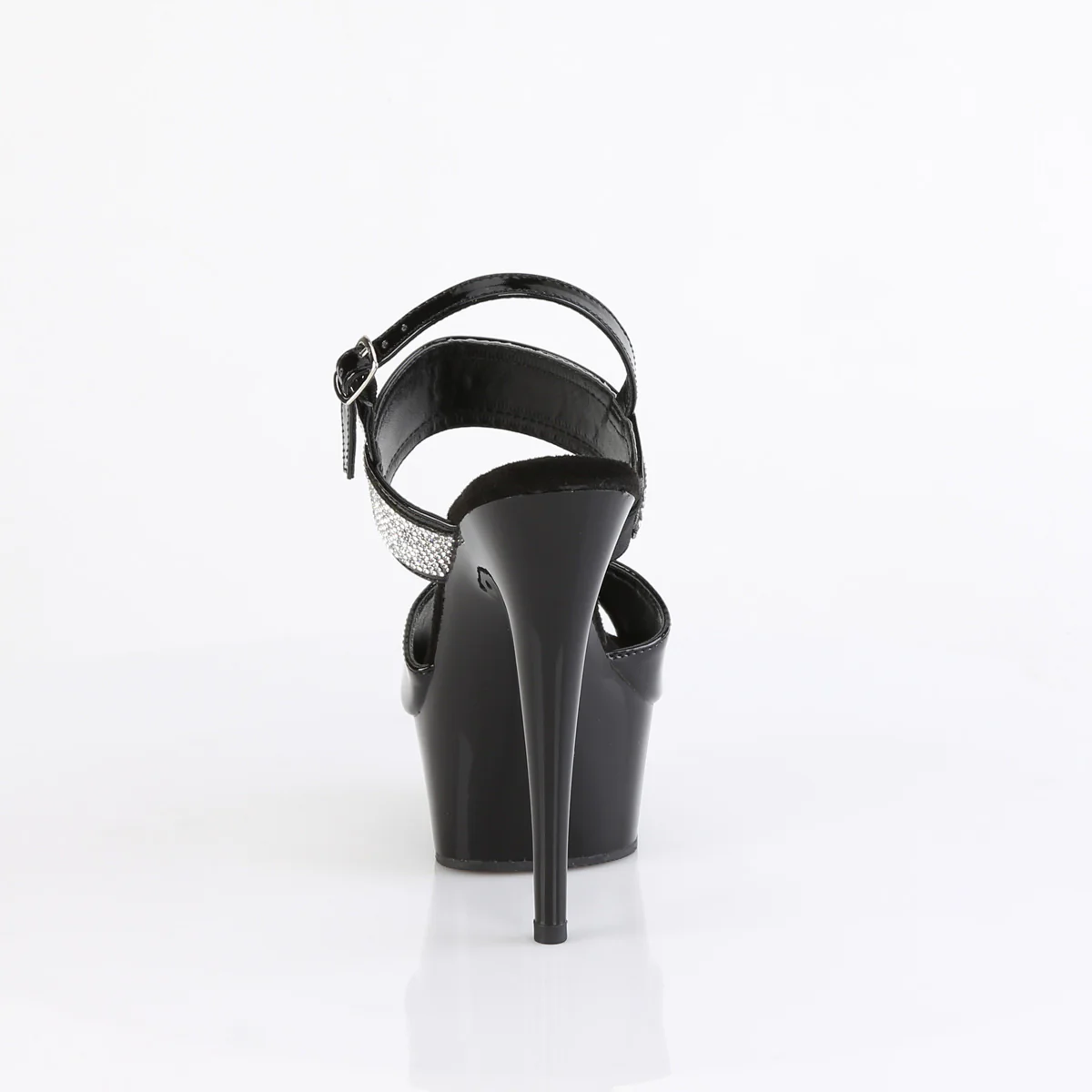 Black 6 Inch Exotic Dancer Platform Shoes -  Pleaser DELIGHT-639 - Image 4