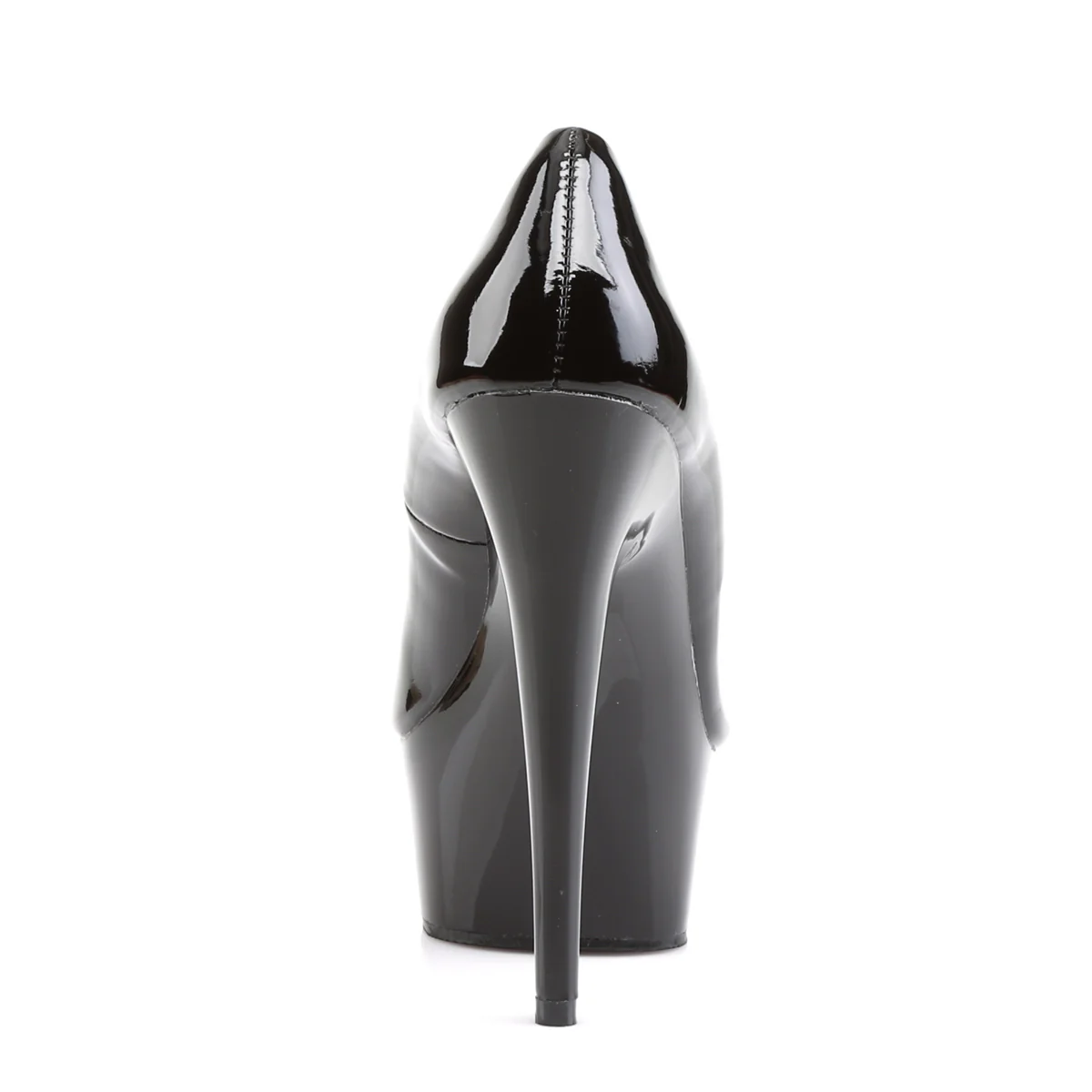 Black 6 Inch Pole Dance Platform Shoes - Pleaser DELIGHT-685 - Image 4