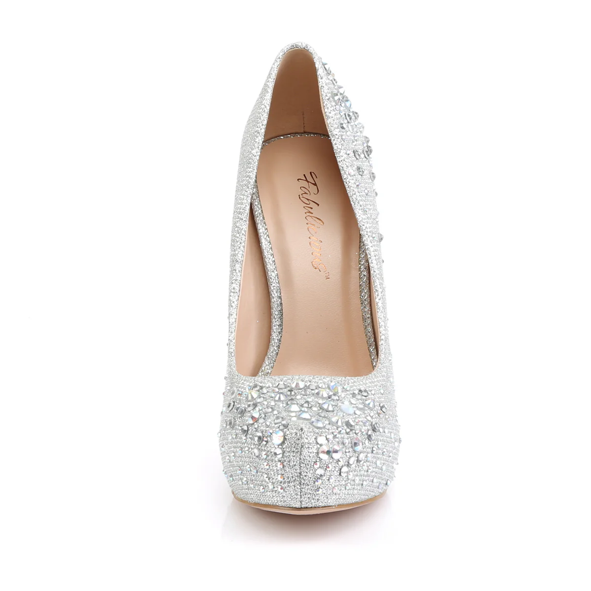Silver 5 Inch Elegant Shoes -  Fabulicious DESTINY-06R - Image 2