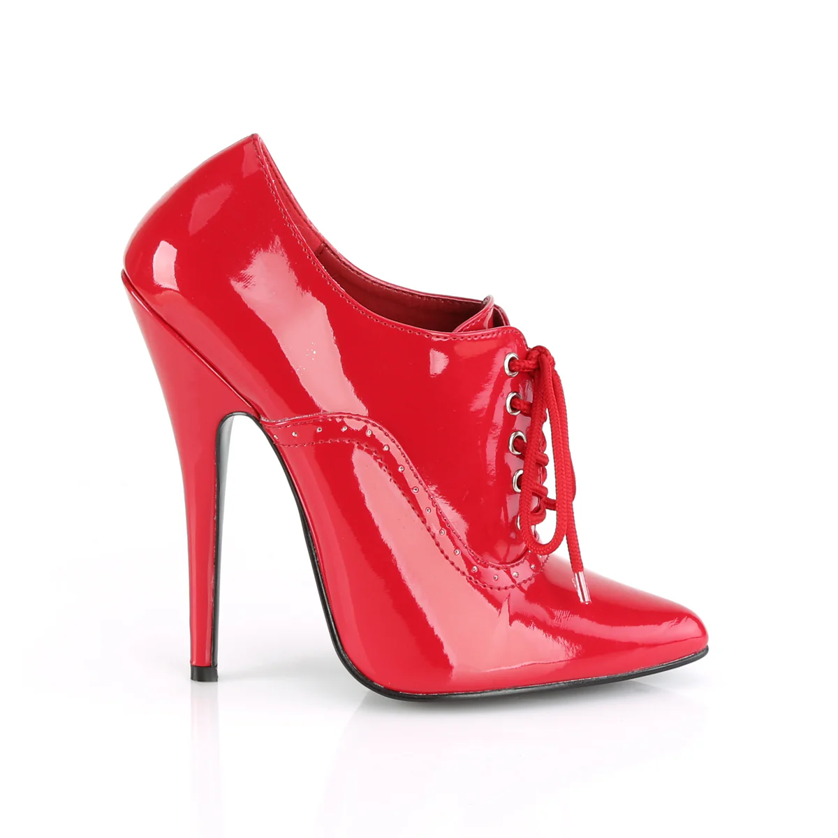 Red 6 Inch Fetish Heels -  Devious DOMINA-460 - Image 5