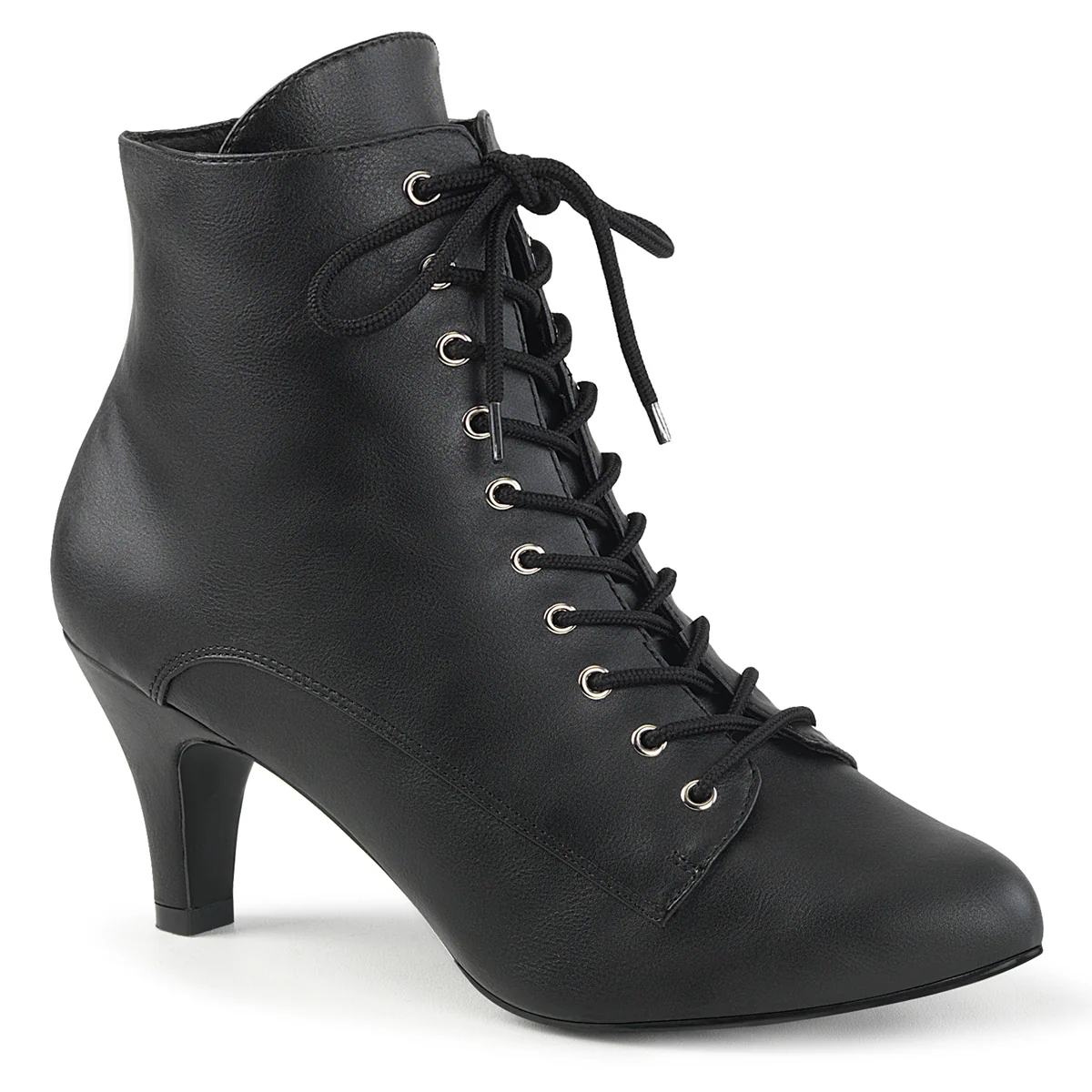 Black 3 Inch Sexy Boots - Pleaser Pink Label DIVINE-1020 - Image 6