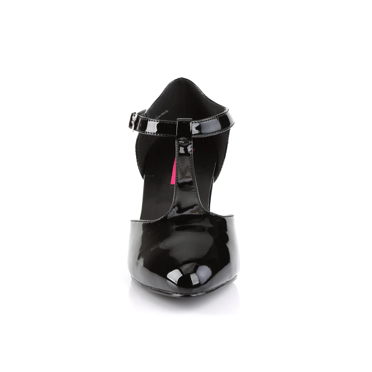 Black 3 Inch Fetish Ladies Heels - Pleaser Pink Label DIVINE-415 - Image 2