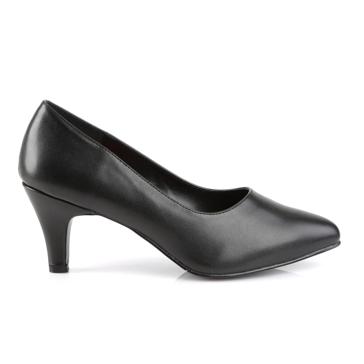 Black 3 Inch Erotic Ladies Heels - Pleaser Pink Label DIVINE-420 - Image 5