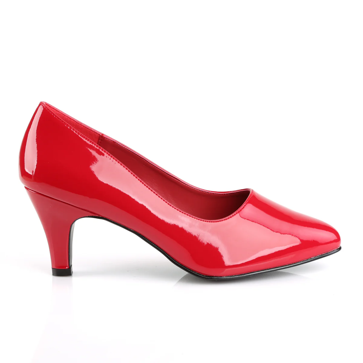 Red 3 Inch Sexy Ladies Heels - Pleaser Pink Label DIVINE-420 - Image 5