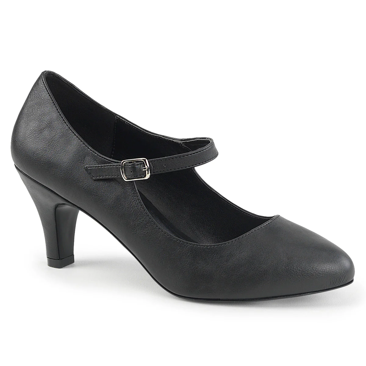 Black 3 Inch Sexy Ladies Heels - Pleaser Pink Label DIVINE-440 - Image 6